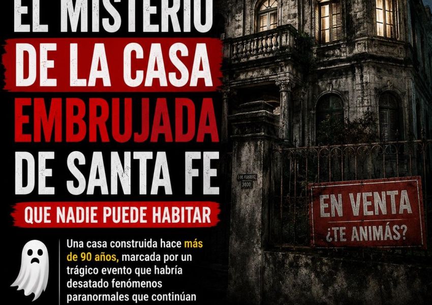 El misterio de la casa embrujada de Santa Fe que nadie logra habitar
