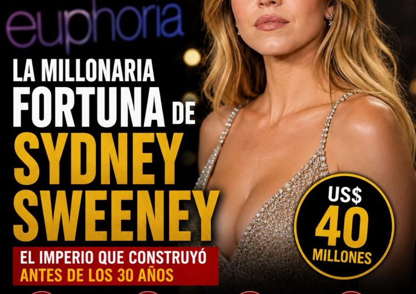 Sydney Sweeney construyó una fortuna de US$ 40 millones antes de los 30 años